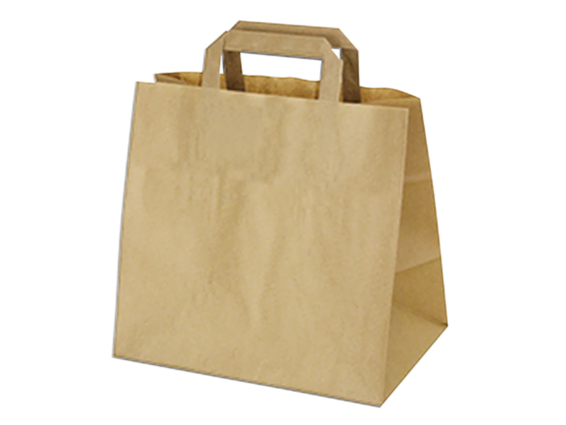 50 Papiertaschen Papiertuten Papiertragetaschen Tute Braun 26x17x25 Cm 706 Ebay