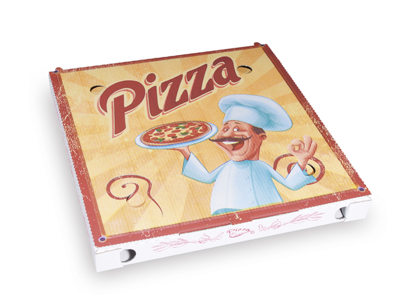 100 Pizzakarton Pizza Karton Pizzabox To Go 30 Cm Pizzakarton Motivdruck Ebay